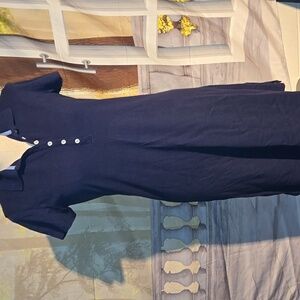L.L. Bean Polo Dress Navy Size Small